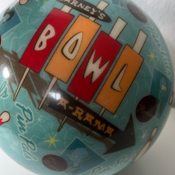 Vintage RARE Simpsons 400th Episode Collectors Edition Bowling Ball Viz A Ball - Picture 11 of 16